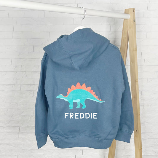 Personalised Kids Dinosaur Hoodie - Lovetree Design