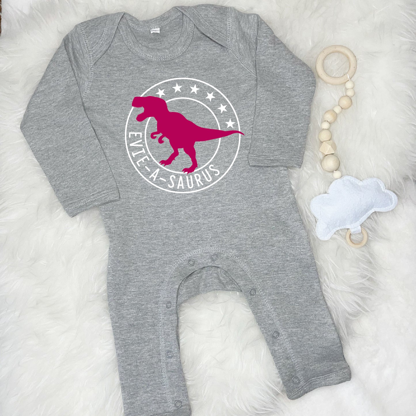 Personalised Dinosaur Babygrow - Lovetree Design