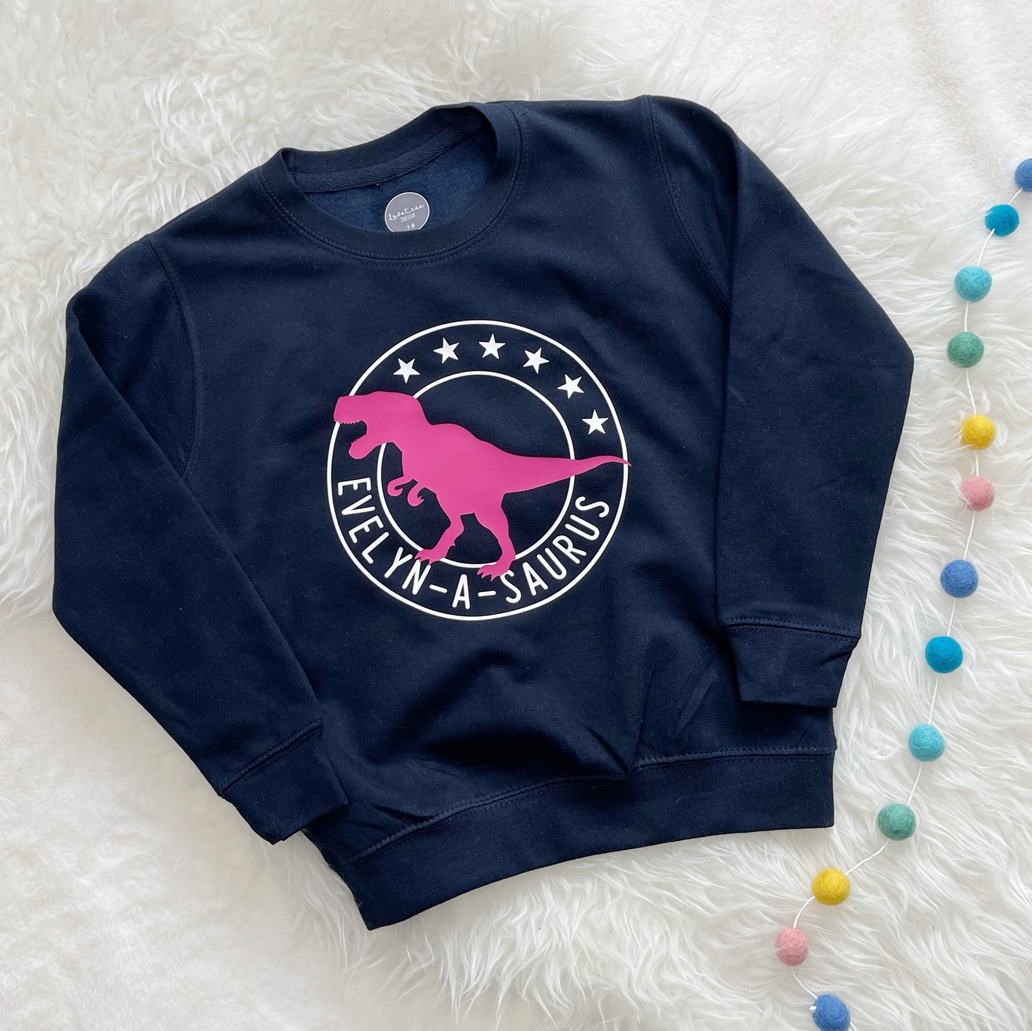 Personalised Dinosaur Kids Sweatshirt - Lovetree Design