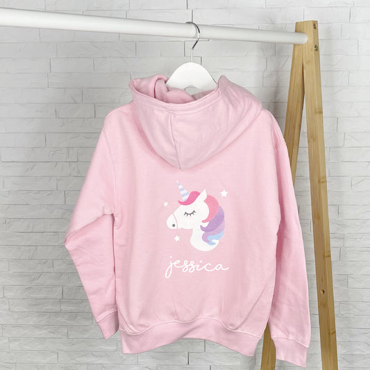 Unicorn Personalised Girls Hoodie - Lovetree Design