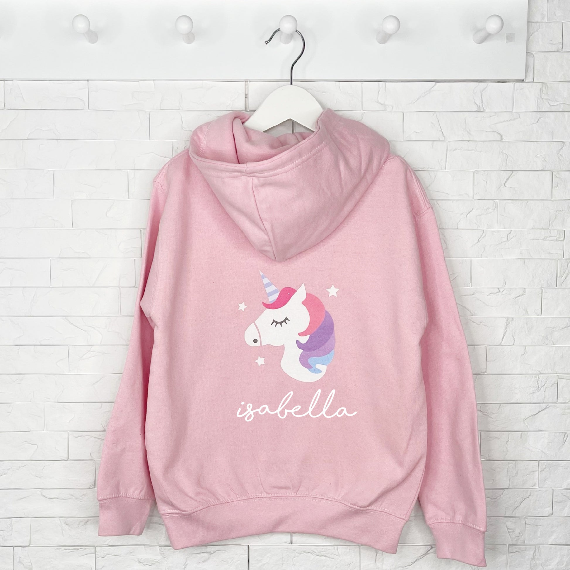 Unicorn Personalised Girls Hoodie - Lovetree Design