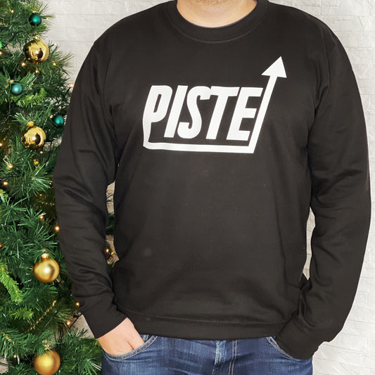 'Piste Up' Ski And Snowboard Sweatshirt - Lovetree Design