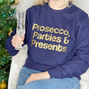 Prosecco, Parties And Presents Christmas Jumper - Lovetree Design