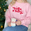 Santa Baby Pink And Red Christmas Sweatshirt - Lovetree Design