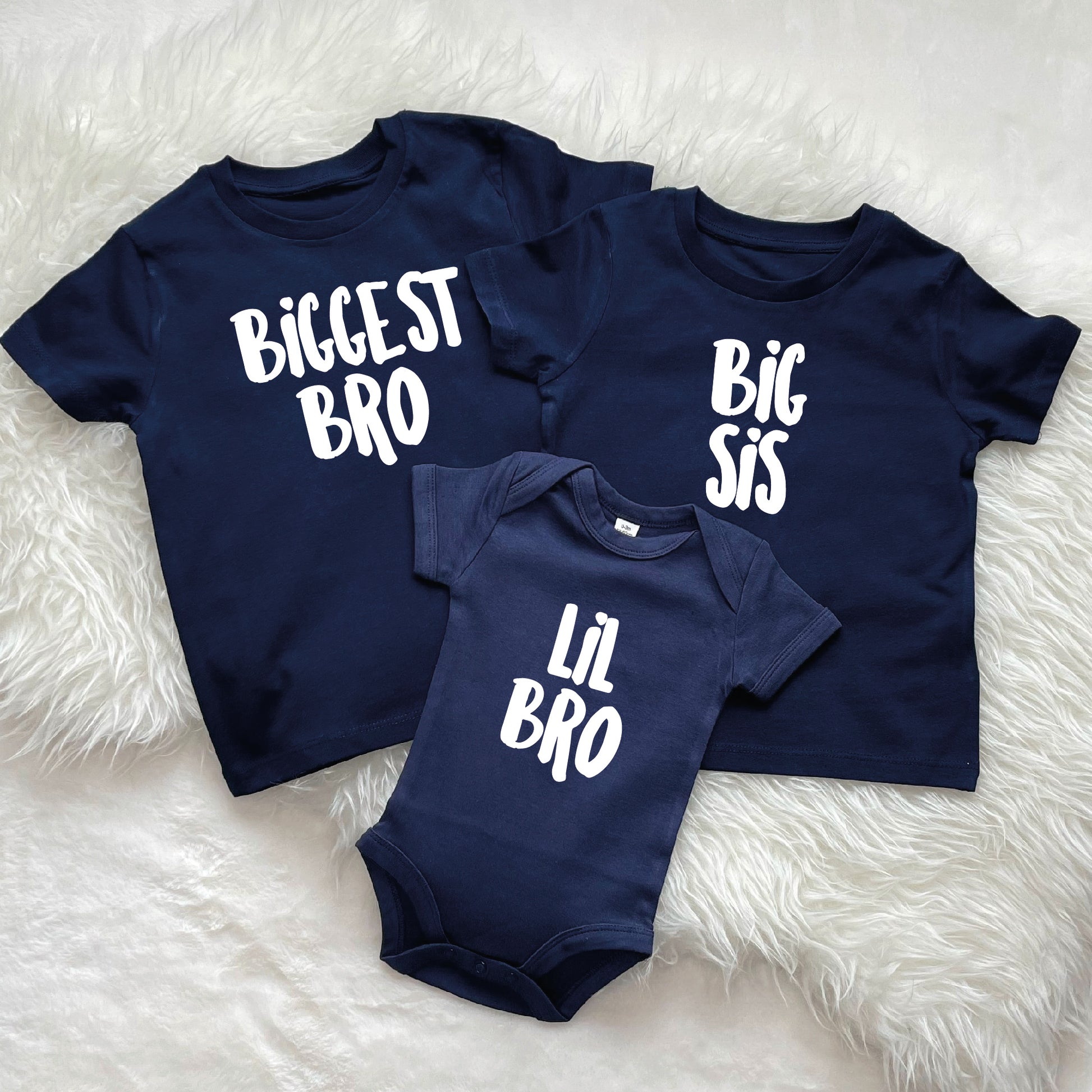 Biggest Bro, Big Bro Lil Bro Sibling T Shirts - Lovetree Design