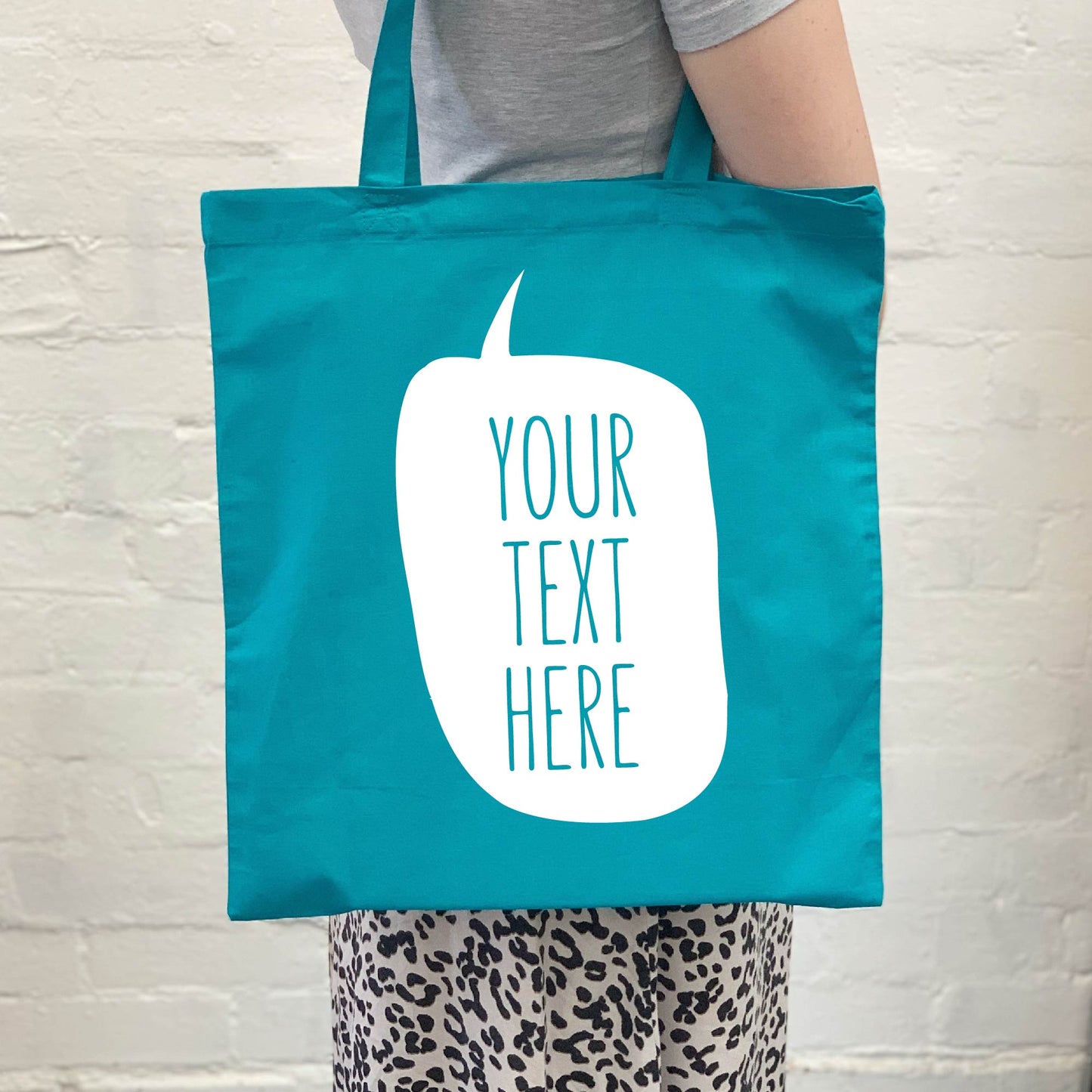 Personalised Speech Bubble Tote Bag - Lovetree Design