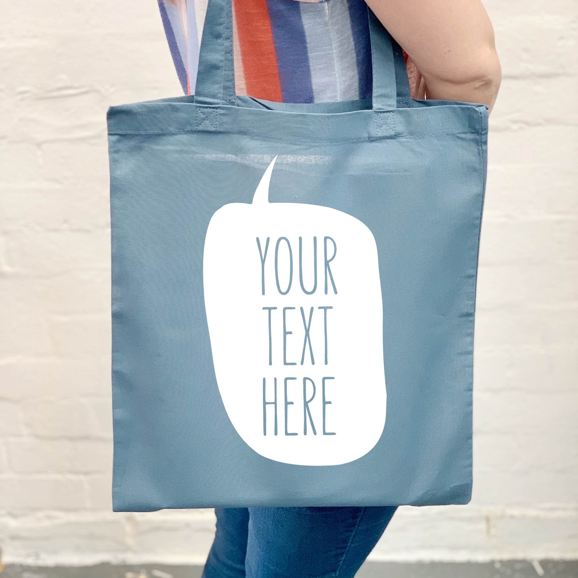 Personalised Speech Bubble Tote Bag - Lovetree Design