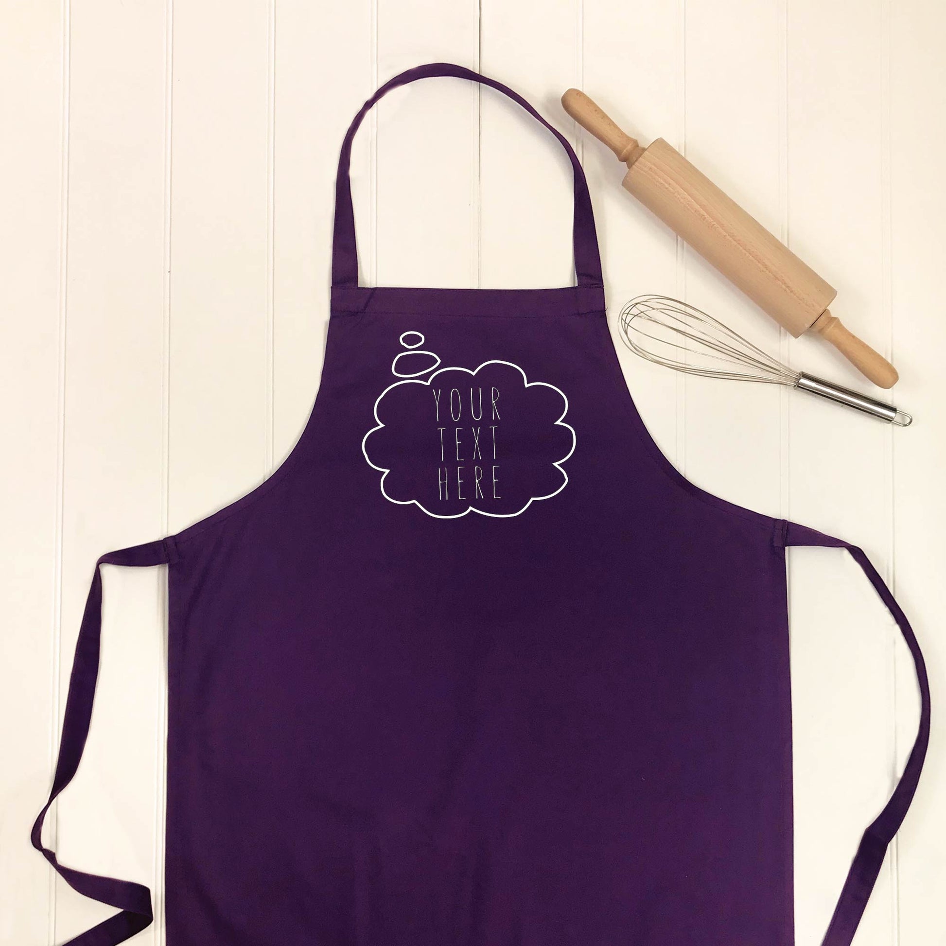 Personalised Thought Bubble Apron - Lovetree Design