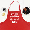 Stuff The Turkey Let's Open The Gin Christmas Apron - Lovetree Design