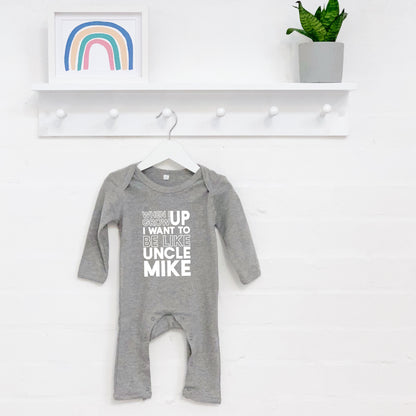 When I Grow Up I Want To Be Like… Personalised Babygrow - Lovetree Design