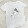 Personalised Unicorn Girls T Shirt