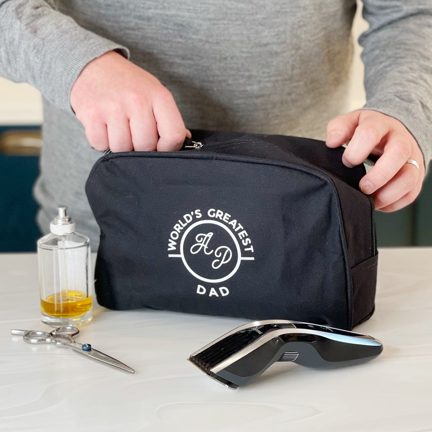 World's Greatest Personalised Wash Bag For Men - Lovetree Design