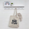 Personalised Baby Stuff Natural Organic Tote Bag - Lovetree Design