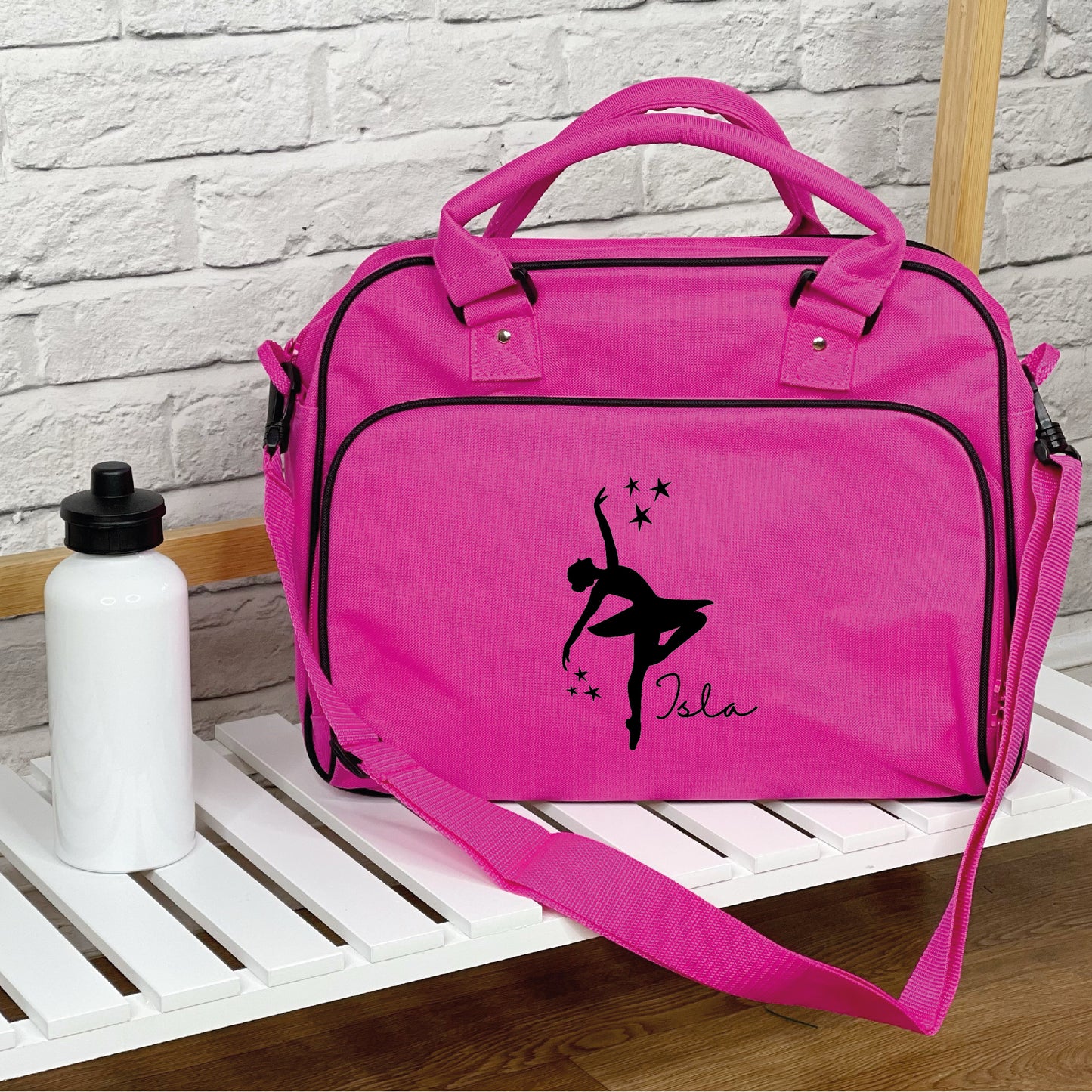 Ballerina With Stars Personalised Dance Bag