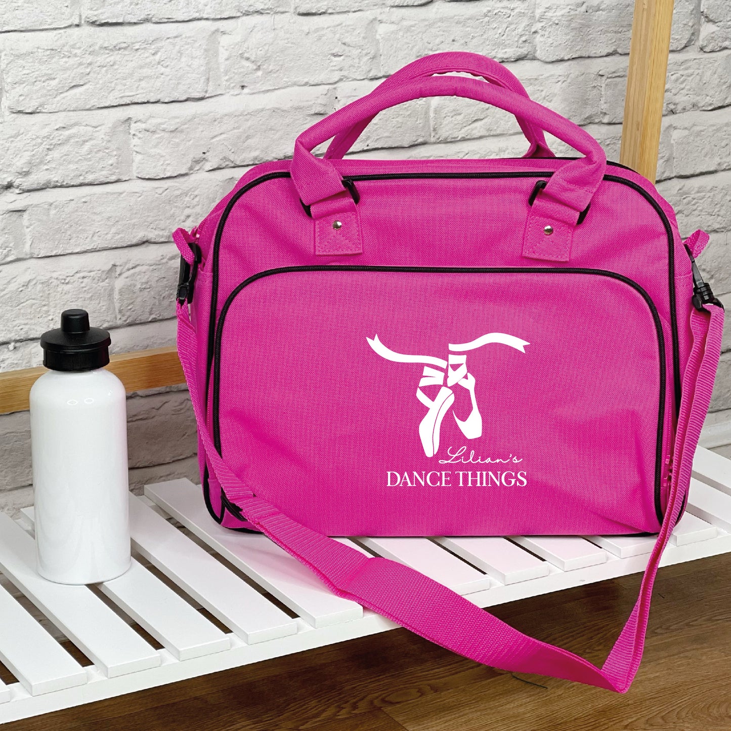 Ballet Shoes Personalised Dance Bag