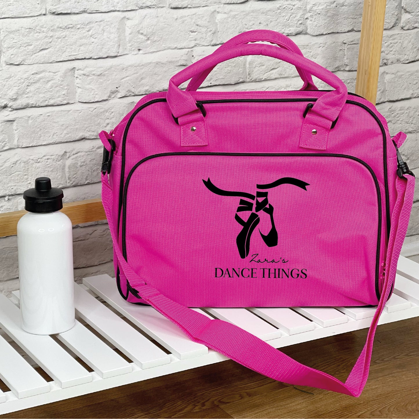 Ballet Shoes Personalised Dance Bag