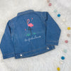 Be Fabulous Flamingo Baby/Kids Denim Jacket