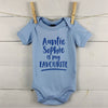 My Uncle Is My Favourite Personalised Babygrow - Lovetree Design