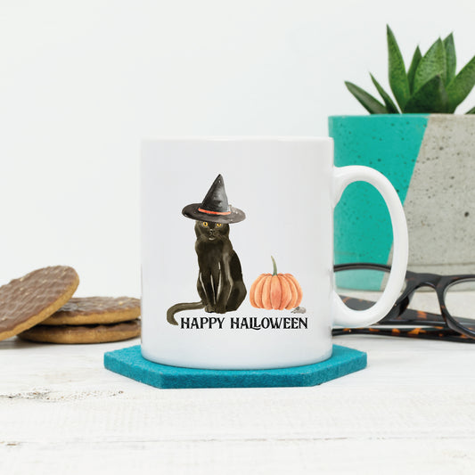 Cat Trick Or Treat Happy Halloween Mug