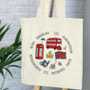 King Charles Coronation Illustrated Tote Bag