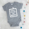 Daddy, You're The Best! Speech Bubble Babygrow - Lovetree Design