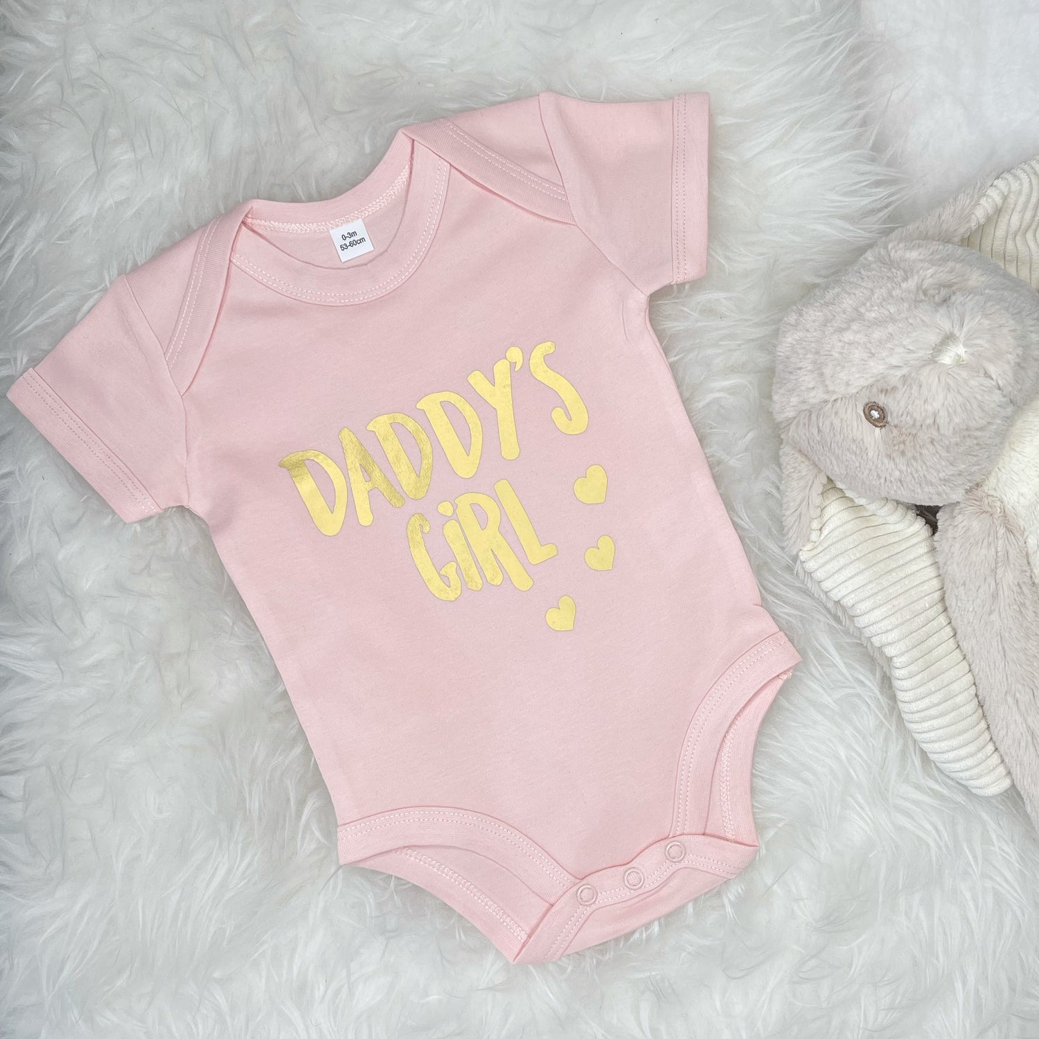 Daddy's Girl Rose Gold Babygrow - Lovetree Design