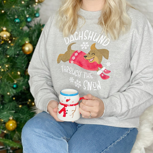 Dachshund Dog Christmas Jumper - Lovetree Design