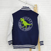 Kids Personalised Dinosaur Varsity Jacket