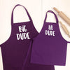 Big Dude / Lil Dude Father And Son Apron Set - Lovetree Design