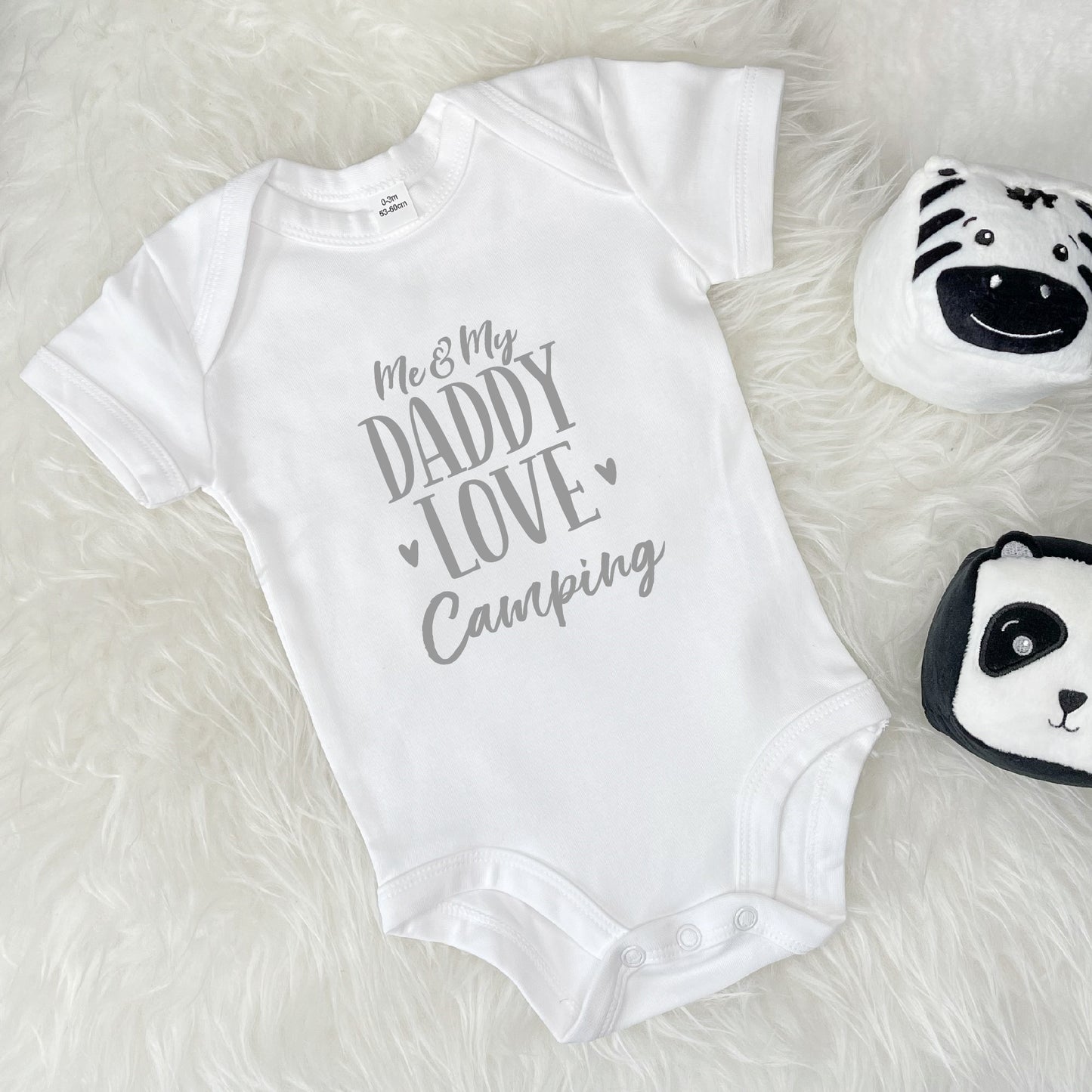 Me And My Daddy Love … Personalised Babygrow - Lovetree Design