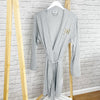 Modern Floral And Gold Personalised Dressing Gown