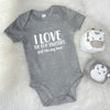 Father And Child Love … Personalised Babygrow - Lovetree Design
