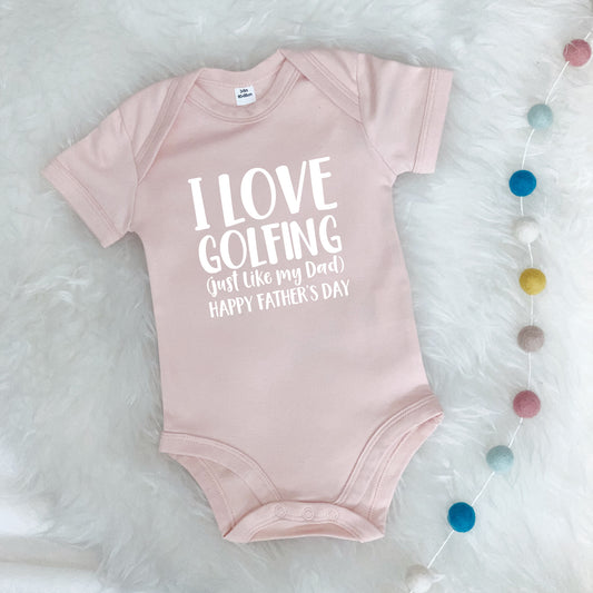 Father And Child Love … Personalised Babygrow - Lovetree Design