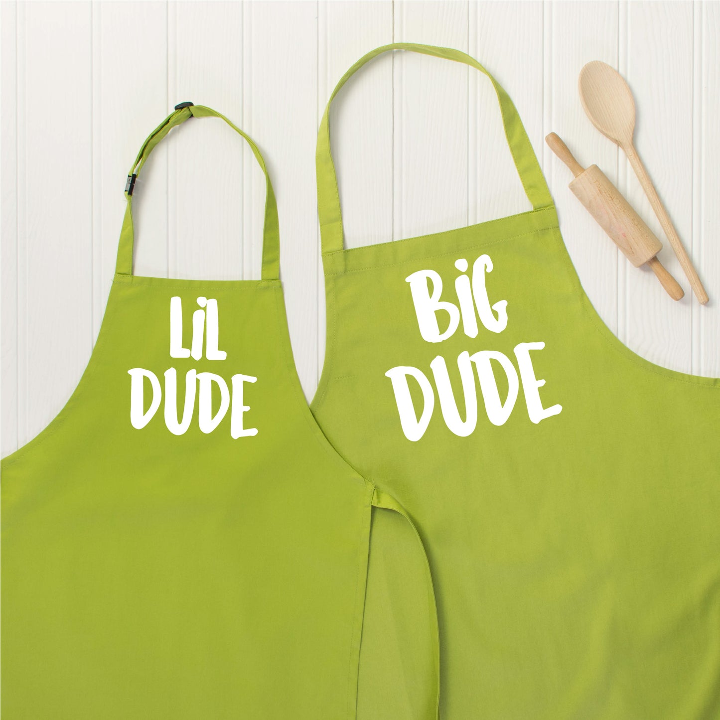 Big Dude / Lil Dude Father And Son Apron Set - Lovetree Design