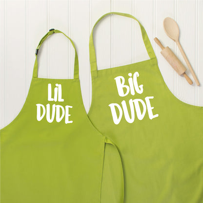 Big Dude / Lil Dude Father And Son Apron Set - Lovetree Design