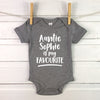 My Uncle Is My Favourite Personalised Babygrow - Lovetree Design