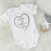 Happy 1st Father's Day In Heart Babygrow - Lovetree Design