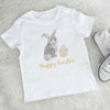 Happy Easter Illustrated Bunny Babygrow