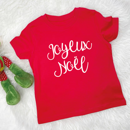 Joyeux Noel Christmas Babygrow or Kids T Shirt - Lovetree Design