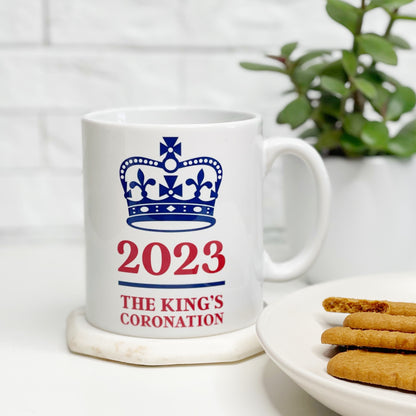 King Charles Coronation Mug With Crown