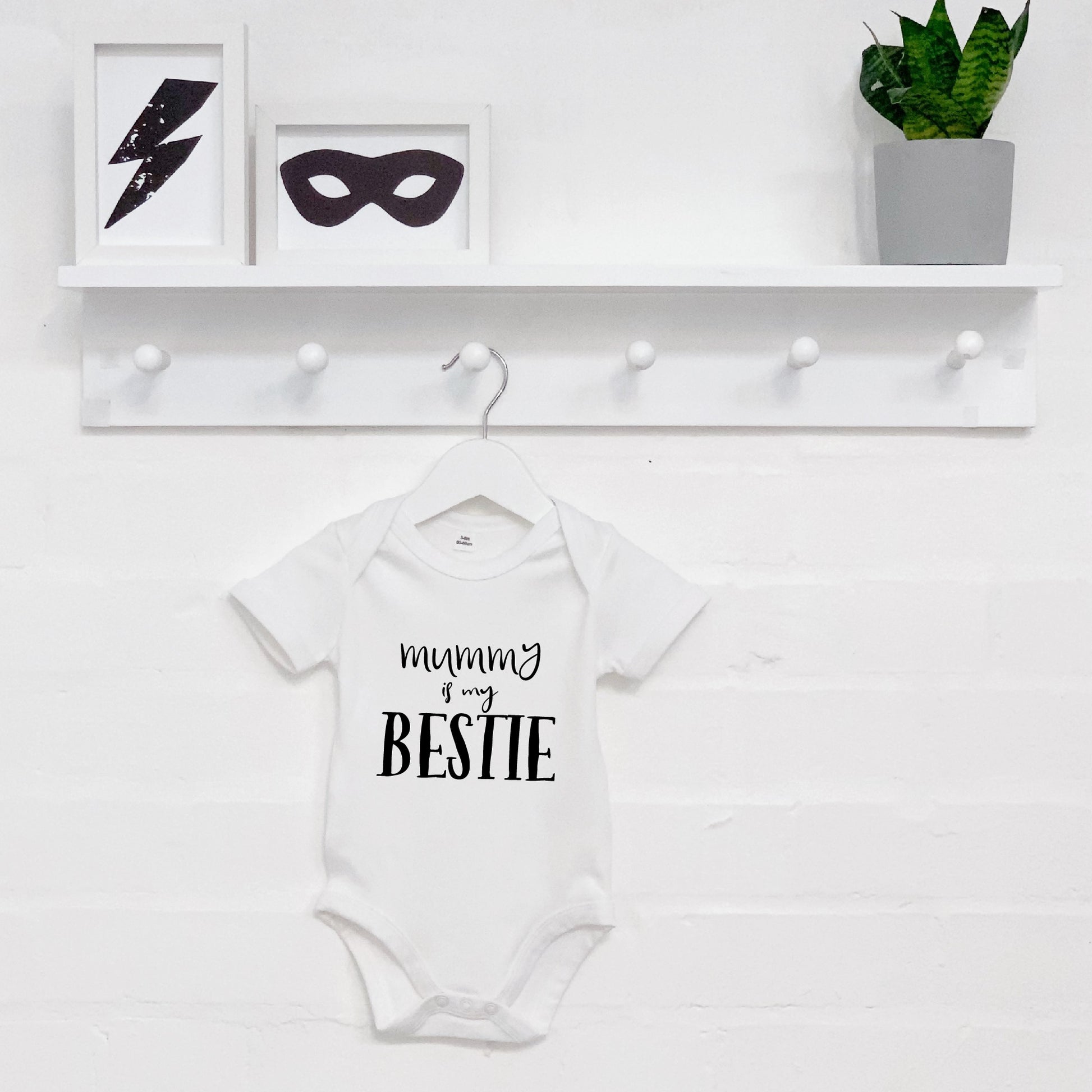 Mummy Is My Bestie Babygrow - Lovetree Design