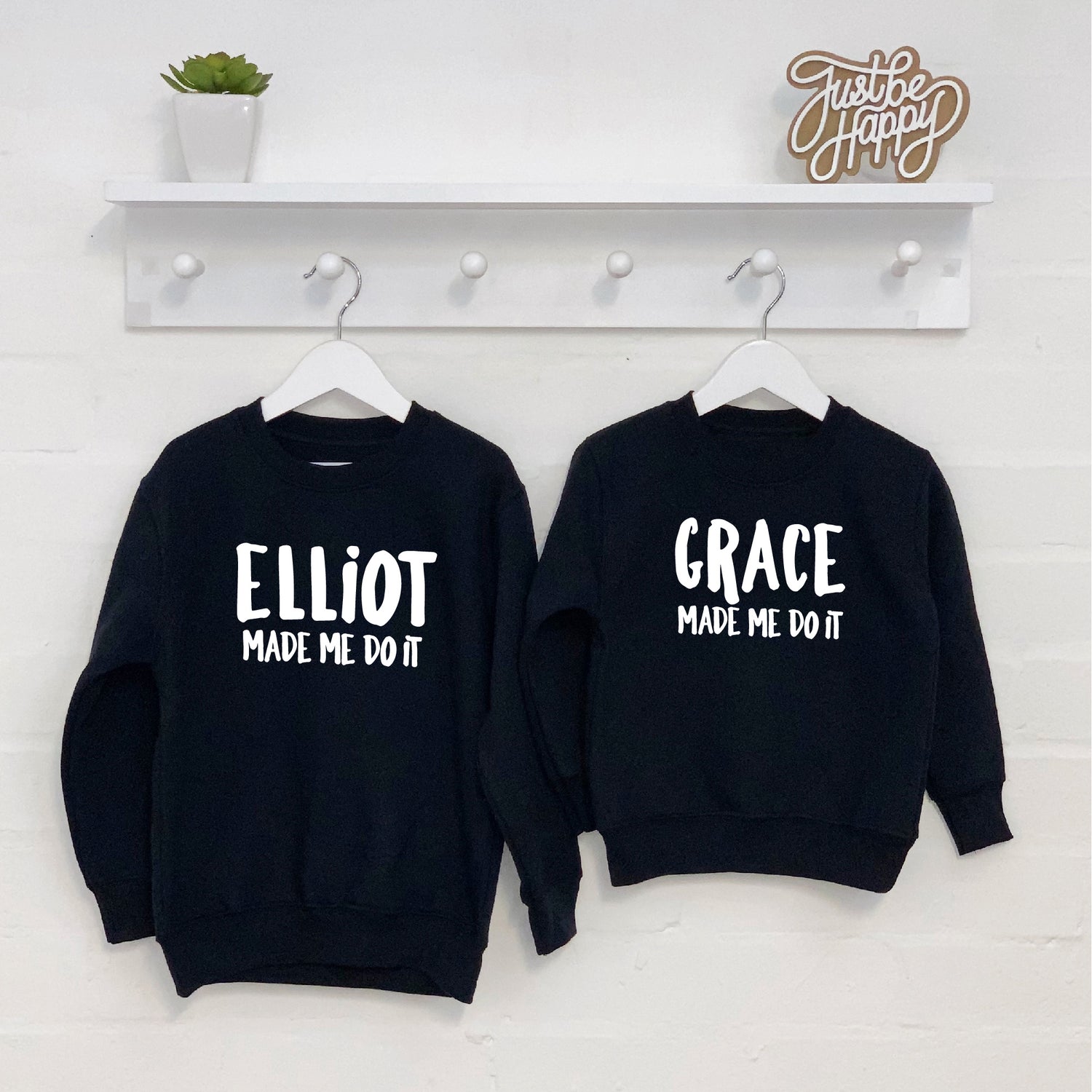Made Me Do It Sibling Sweatshirt Set - Lovetree Design