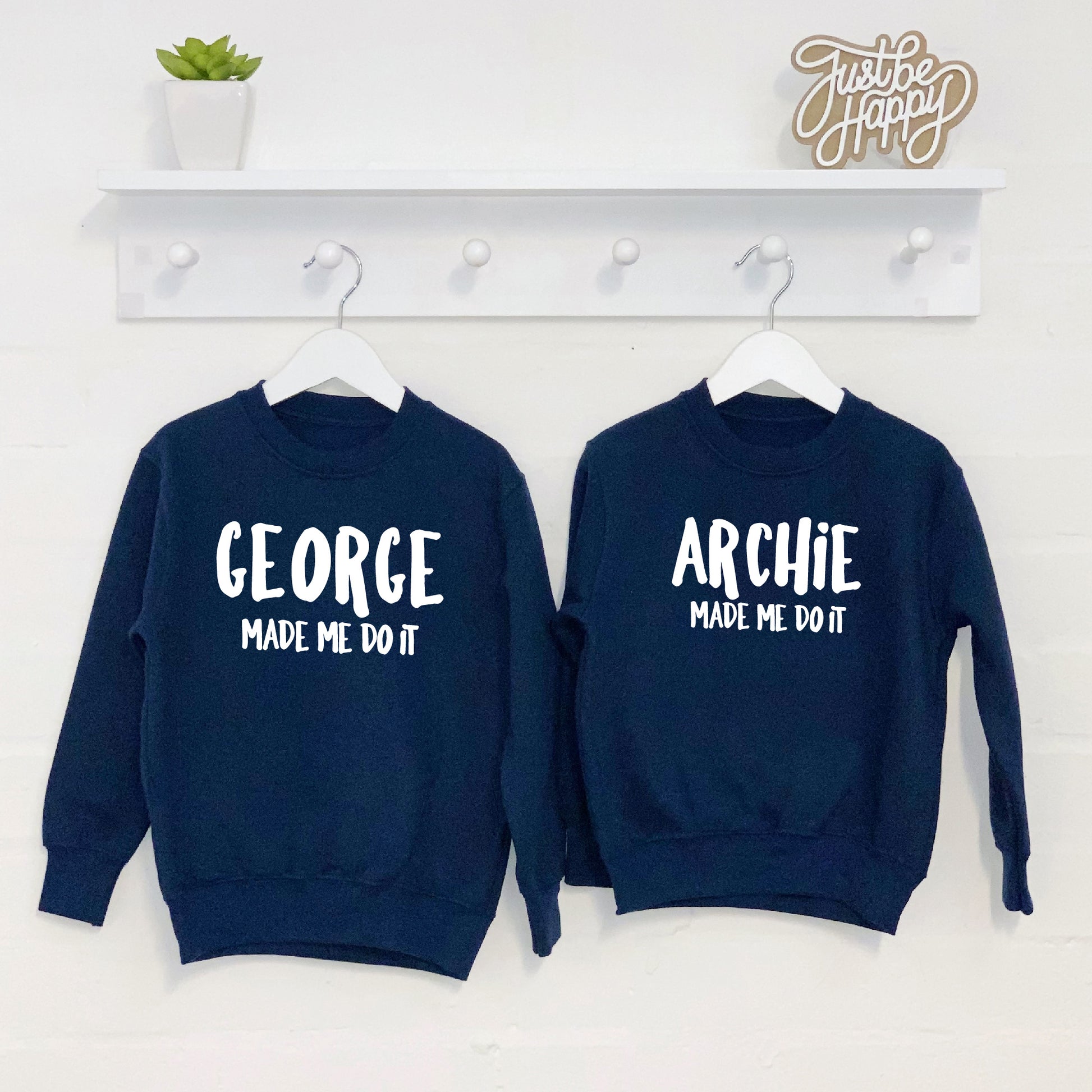 Made Me Do It Sibling Sweatshirt Set - Lovetree Design