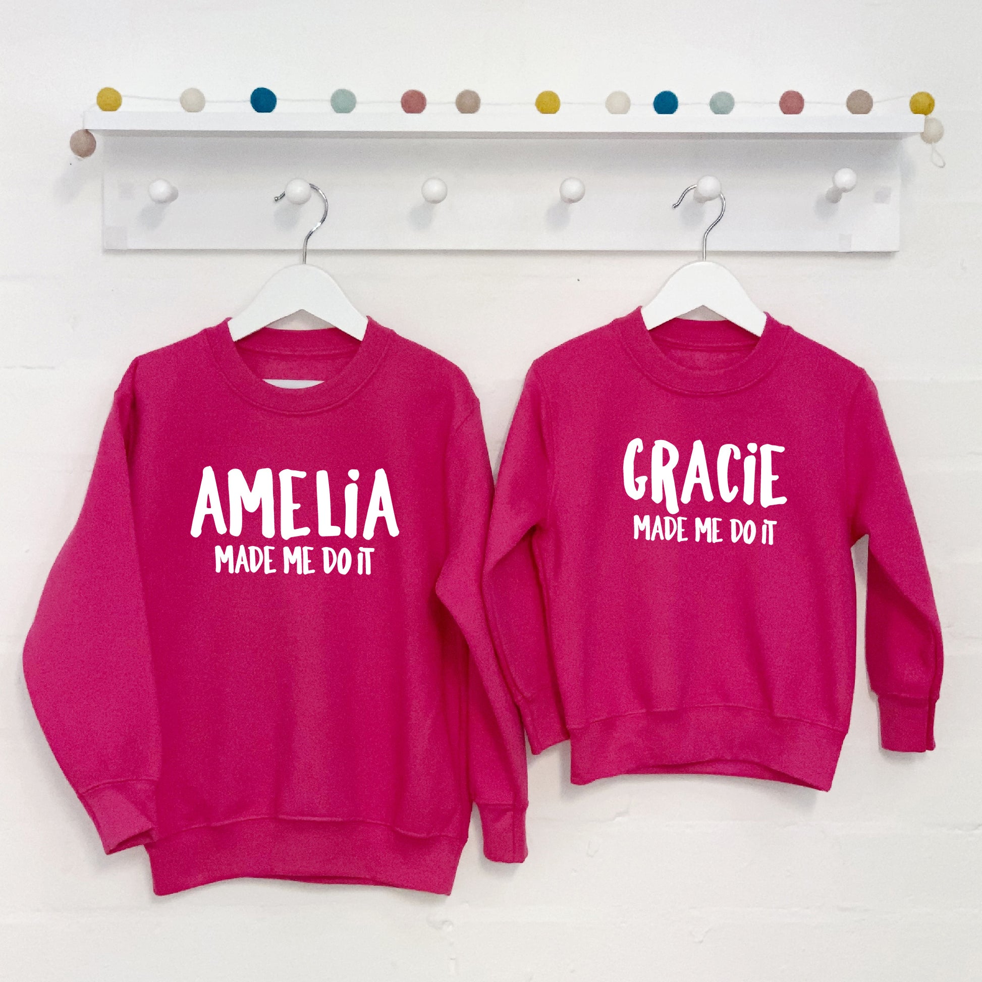 Made Me Do It Sibling Sweatshirt Set - Lovetree Design