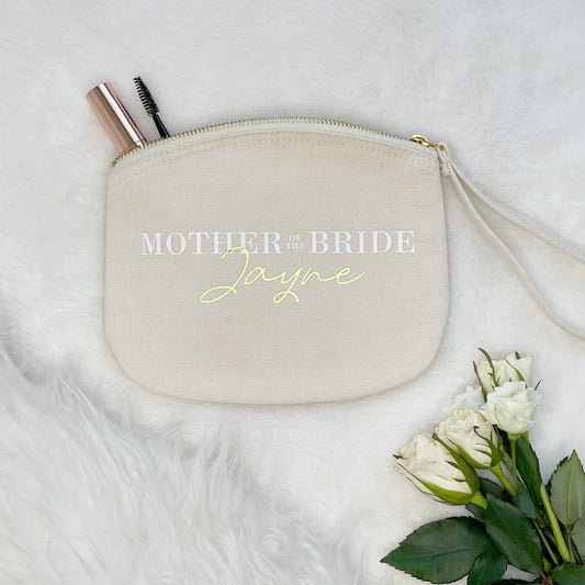 Mother Of The Bride Personalised Wedding Make Up Bag - Lovetree Design