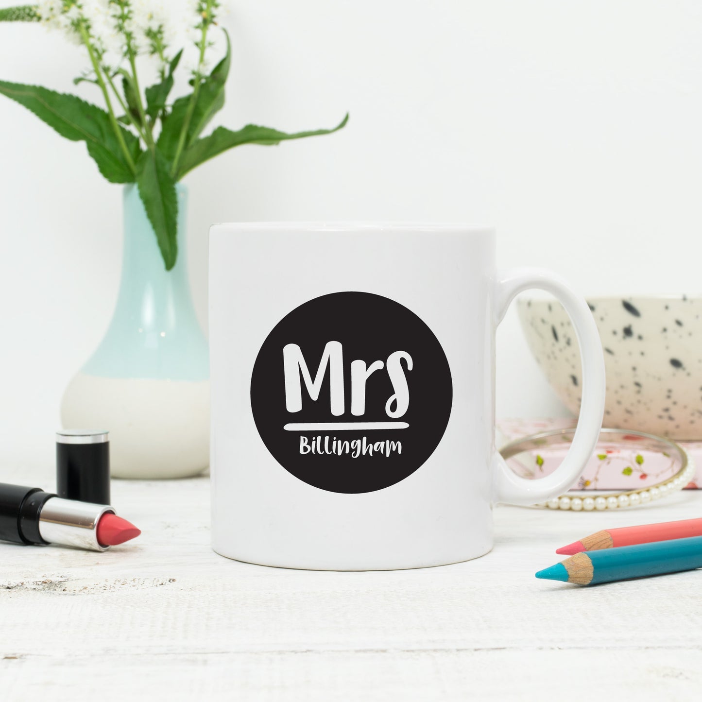 Mr And Mrs Personalised Couples Mugs - Lovetree Design