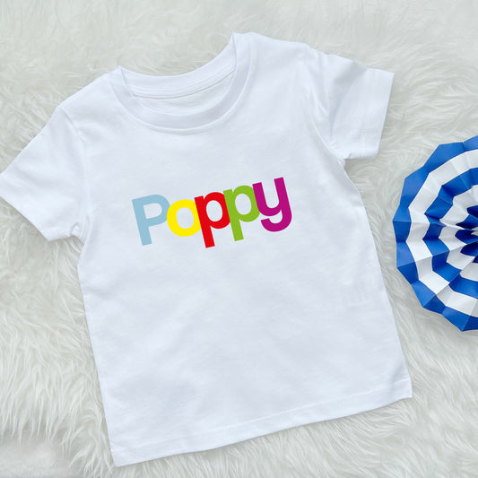 Personalised Multicoloured Kids T Shirt - Lovetree Design