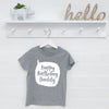 Personalised Happy Birthday Speech Bubble Kids T Shirt - Lovetree Design