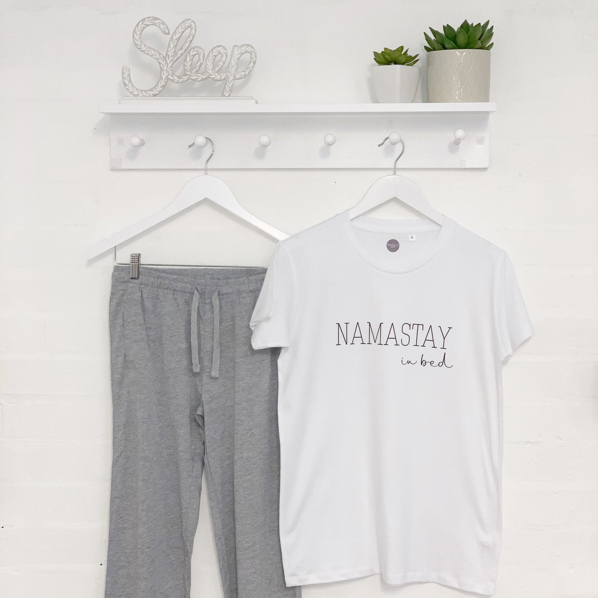 Namastay In Bed Ladies Pyjamas - Lovetree Design