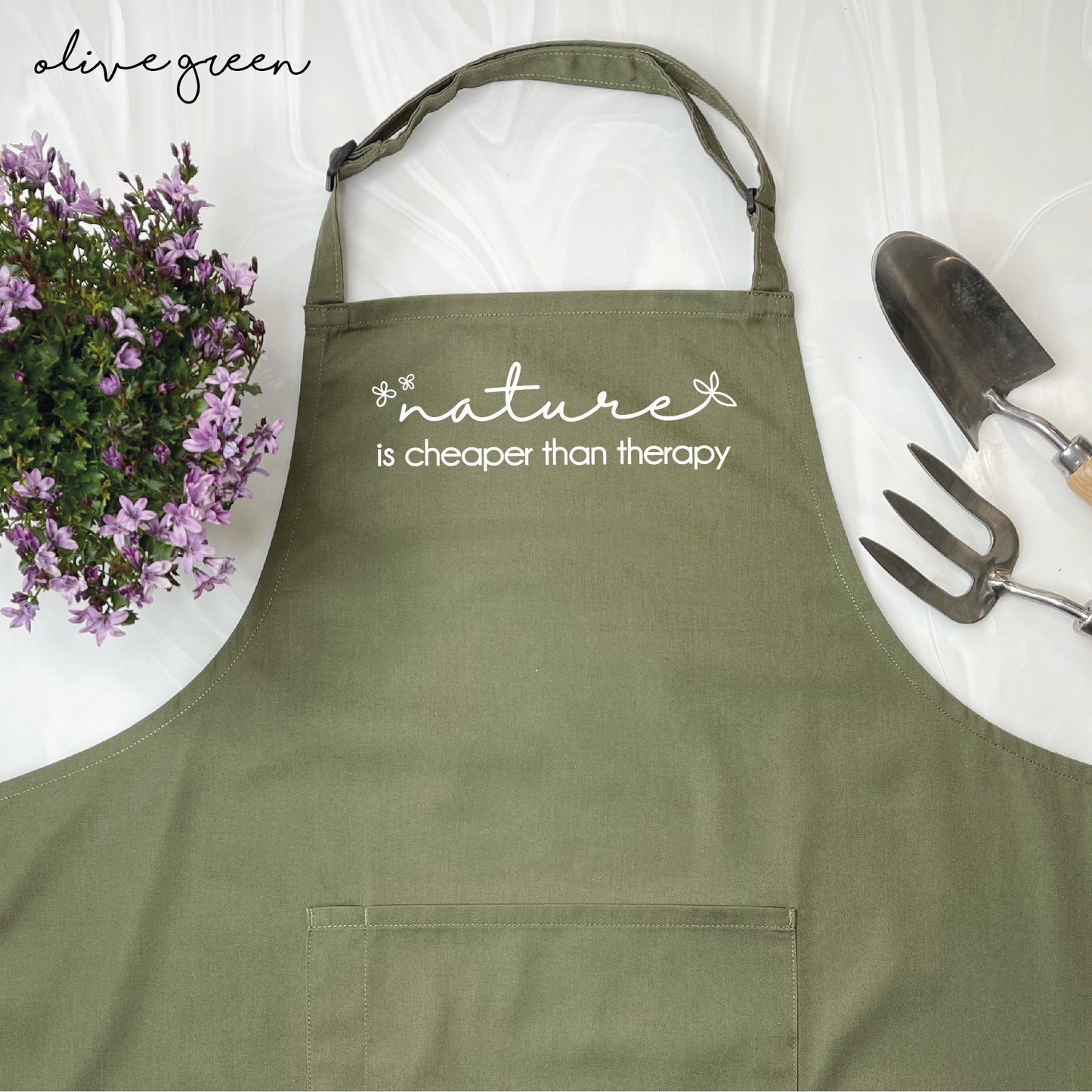 Gardening Cheaper Than Therapy Gardening Apron - Lovetree Design